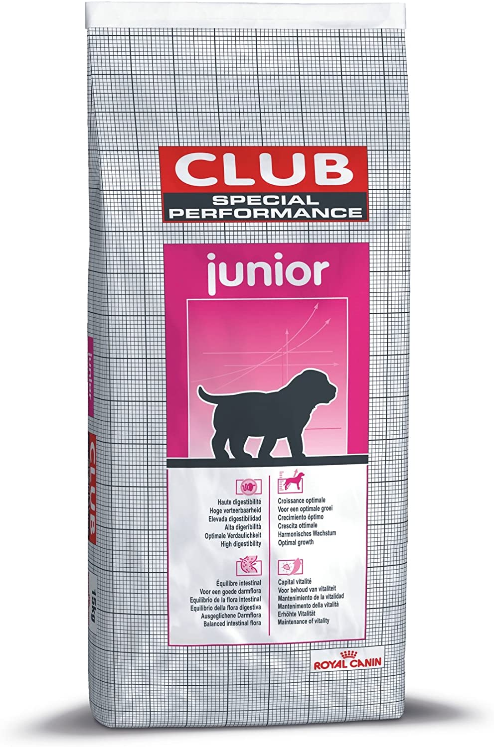 Preparación Sinfonía autopista Royal Canin Club Performance Junior x 15kg | Mundo Pet
